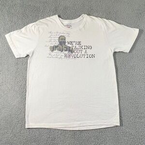 Triple Five Soul T-Shirt Graphic Print 100% Cotton White‎ Men's Size XL VTG NWT